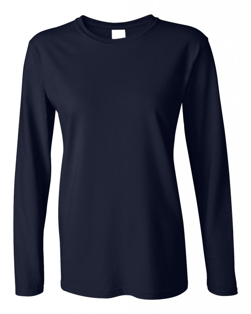 Gildan 100 Cotton Missy Fit Long Sleeve Ladies T Shirt 5400l Big 1392
