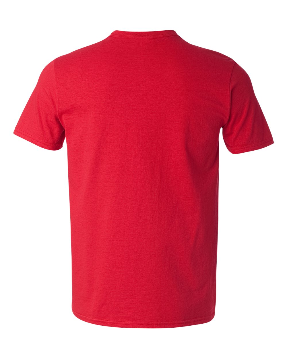 red v neck t shirt